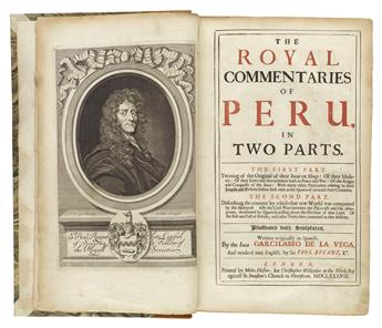 (PERU.) Lasso de la Vega, Garcia. The Royal Commentaries of Peru.